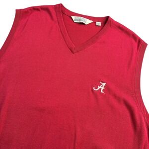 Alabama Crimson Tide Sweater Vest NCAA Bama Roll Tide Men XXL Campus Specialties